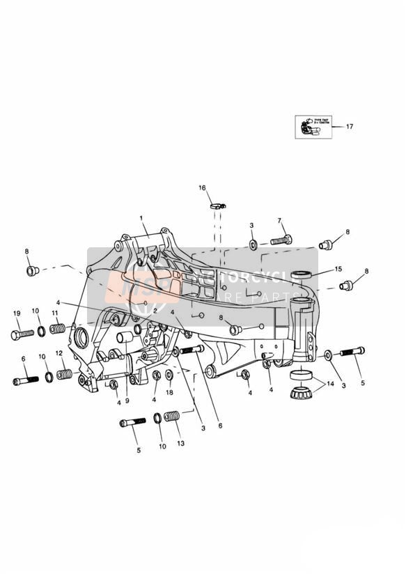 T3334635, Screw, Hhf, M12 X 1.25 X 130, Triumph, 2