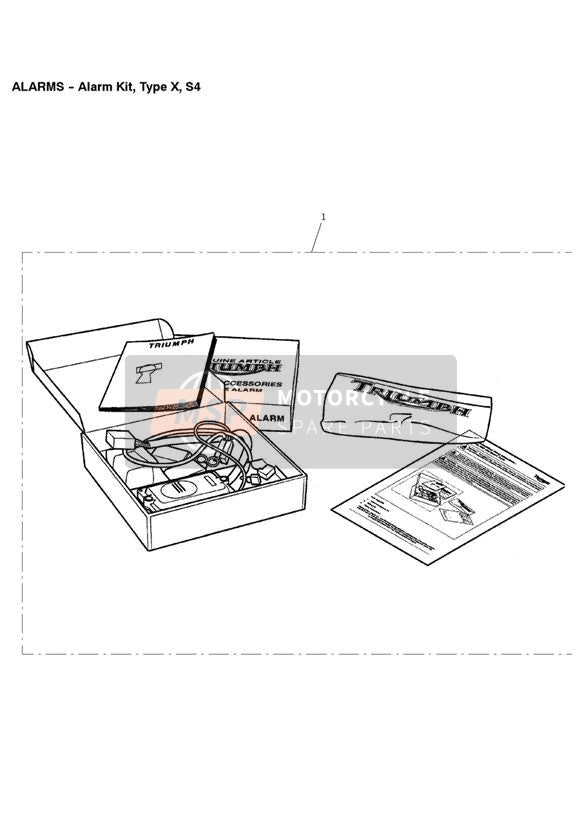 Kit d'alarme Type X S4 > 340148