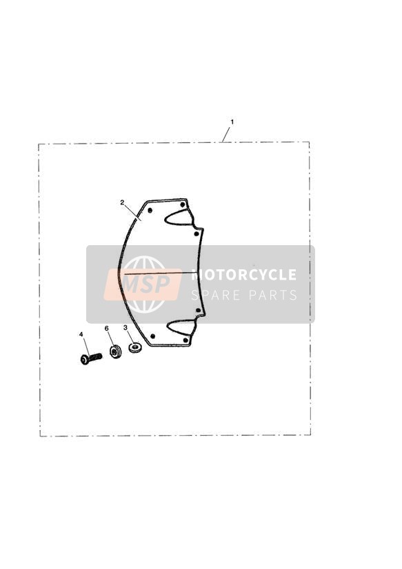 Kit de panneau de remplissage pour top case