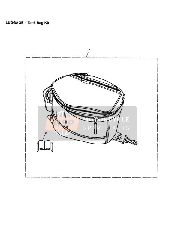 Kit sacoche pour réservoir