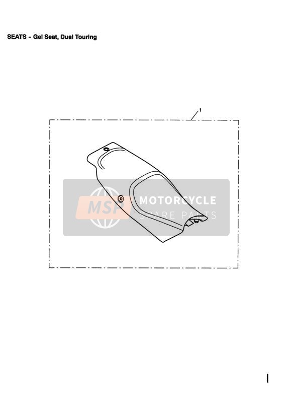 Selle en gel pour voyage