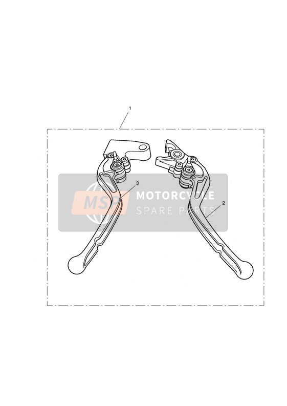 Kit de leviers réglables standard longs