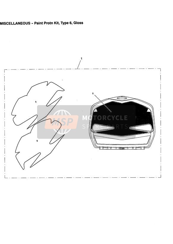 Kit de protection de peinture, type 6 brillant