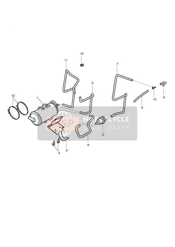 Système de contrôle de perte d'évaporation, uniquement pour US CAL TW HK CA & TH