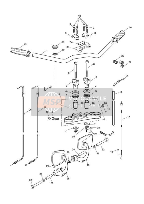 T3331017, Screw. Phil Csk. M5 X 20, Slv, Triumph, 0