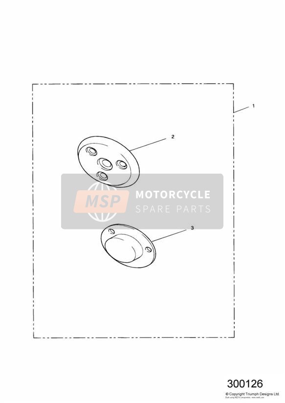 Kit de acabado de soporte cromado