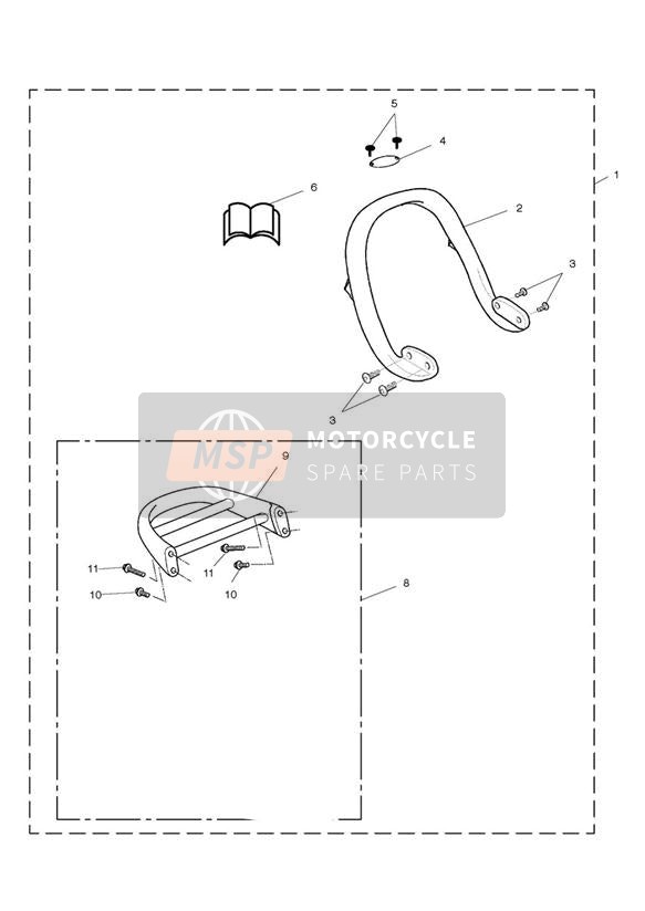 Maniglione/portapacchi Grab Rail/Luggage Rack Mk II