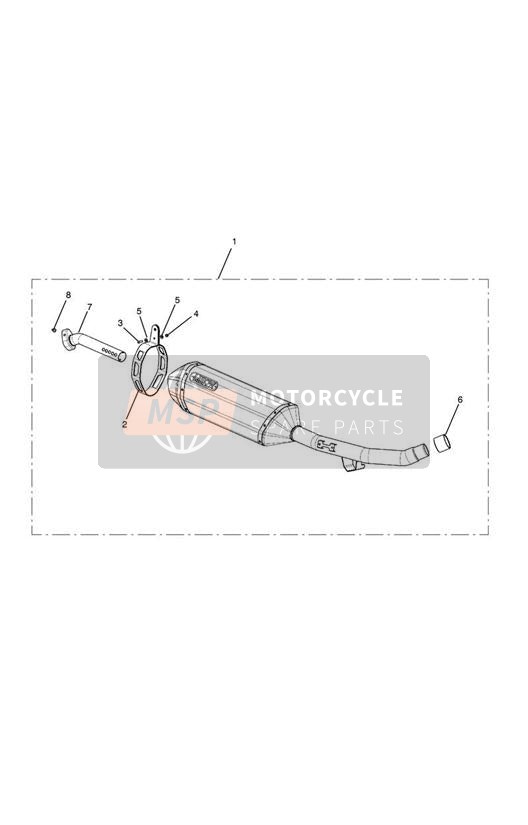 Silencieux Slip On Arrow marché brésilien uniquement