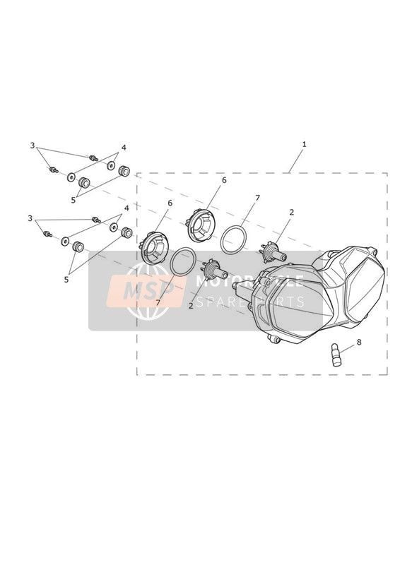 Conjunto de faros delanteros