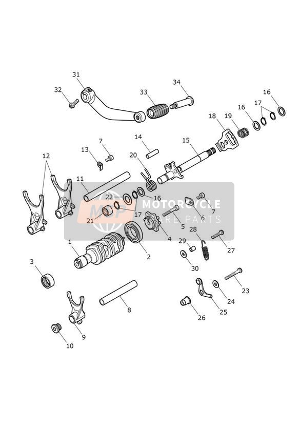 Gear Selectors & Pedal