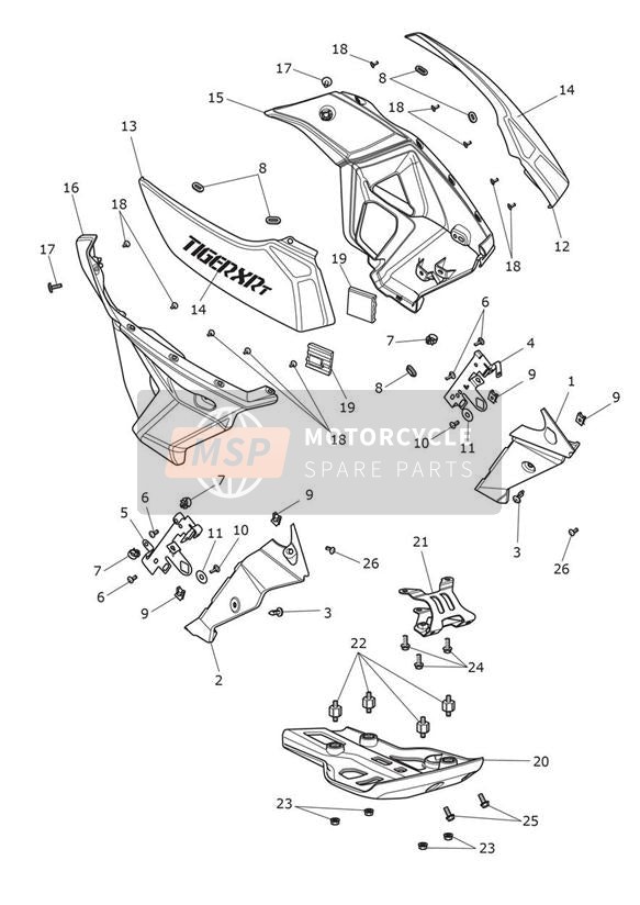 Carénages et sabot de protection
