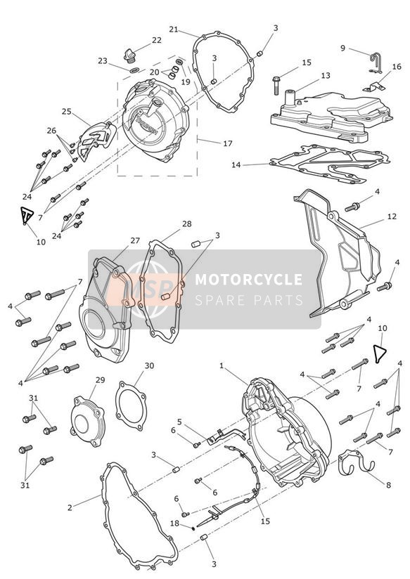 Couvercles de moteur