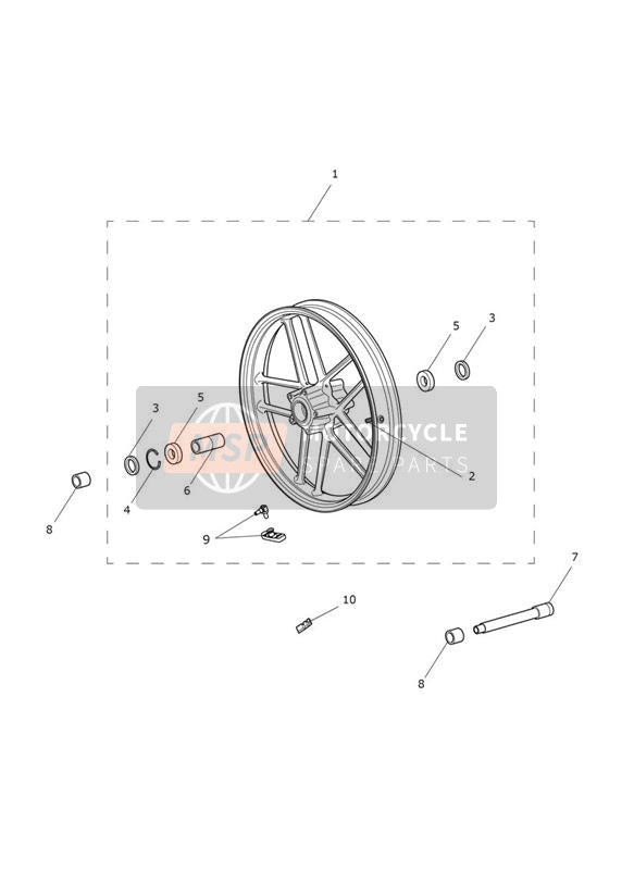 Roue avant