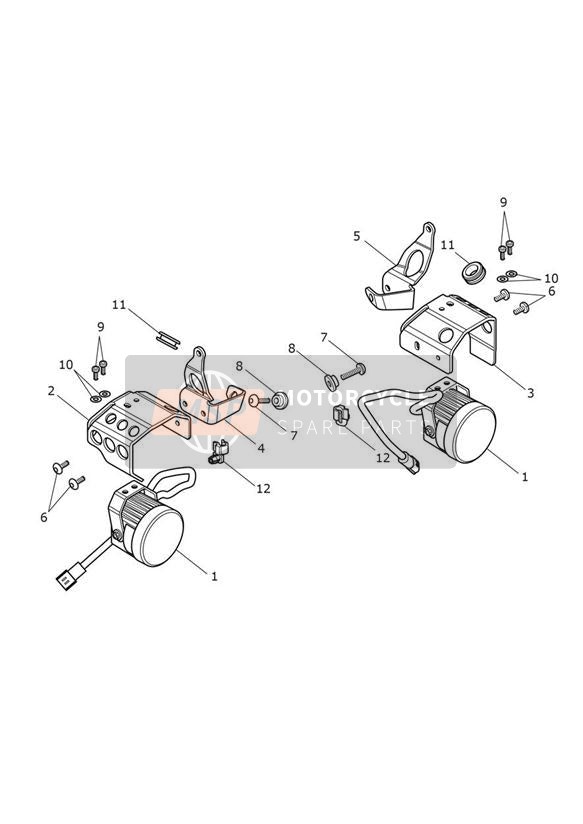 T2701585, Shroud, Fog Lamp, Rh, Triumph, 1