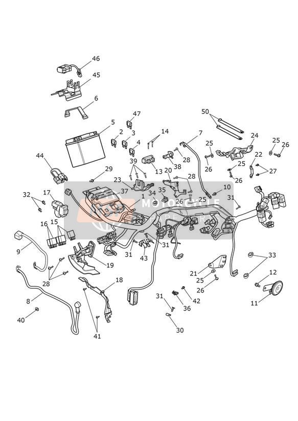 T2503076, Wire Guide, Triumph, 0