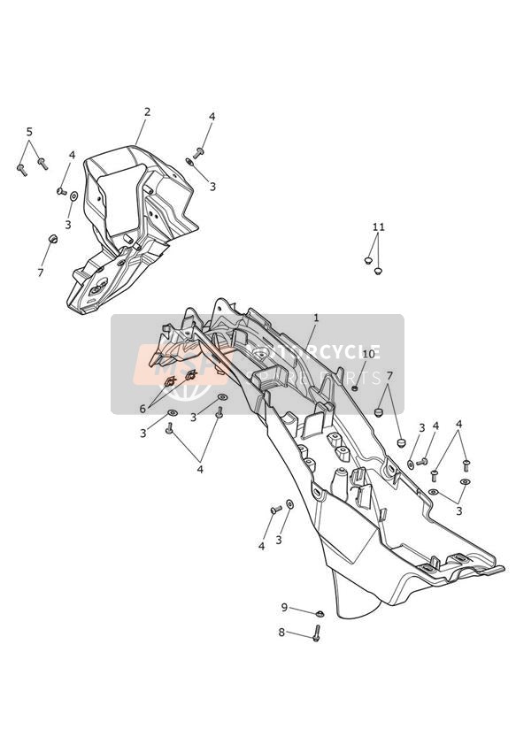 Rear Mudguard & Battery Box