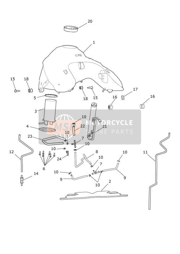 Fuel Tank, Fuel Pump & Fittings