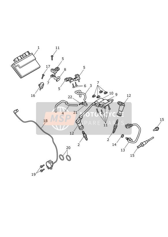 T3330648, Screw, Pan/hd, Tx, M5 X 20, Slv, Triumph, 1