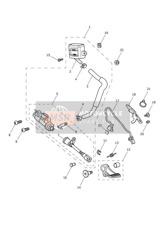 T3331520, Bolt, Shld, M8 X 1.25, Slv, Enc, Triumph, 2