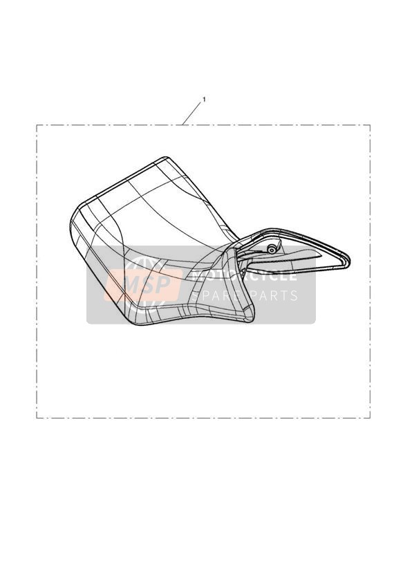 Comfortzadel voor Rijder - 3D Net