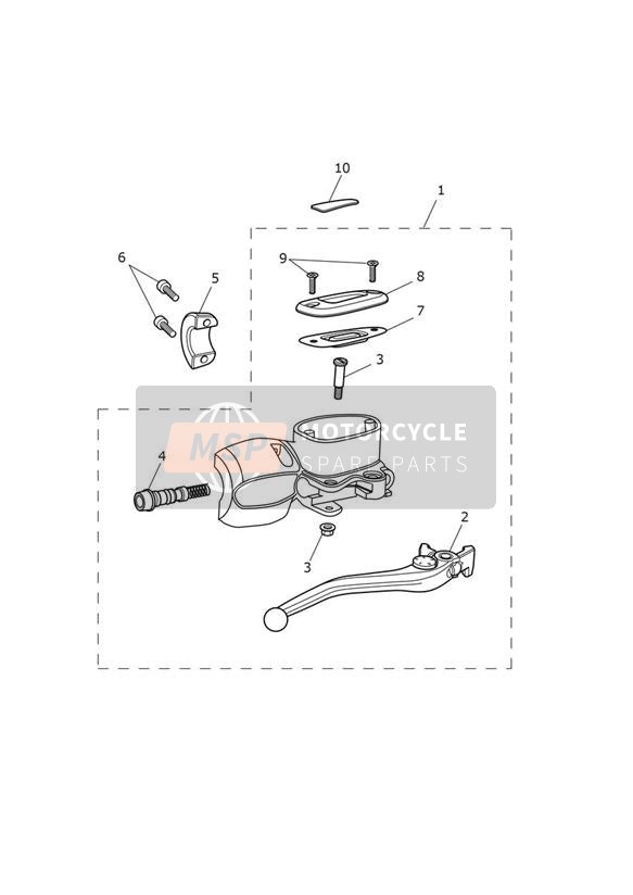 Voorrem Hoofdremcilinder Assy