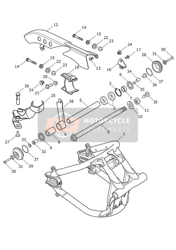 T3350301, Nut, Flanged, M8, Silver, Triumph, 1