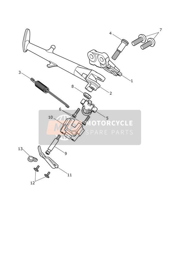 T3700096, P Clip, Dia 15.9, Plastic, Blk, Triumph, 0