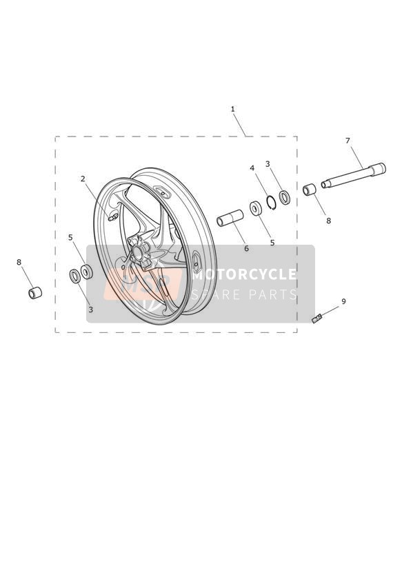 Roue avant