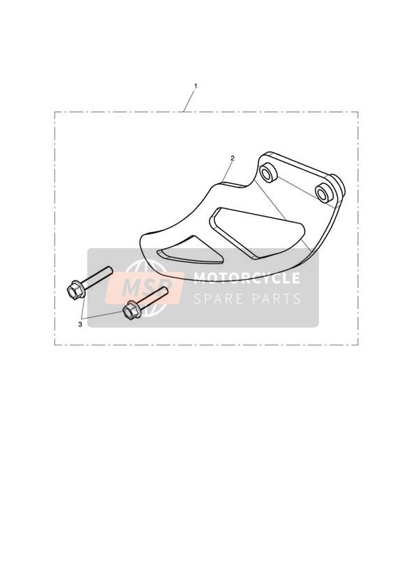 Kit de protection de chaîne inférieure