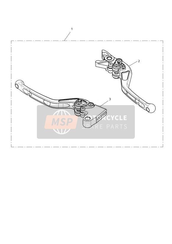 Kit de levier, réglable standard, long