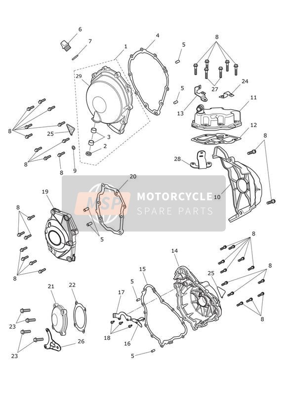 Couvercles de moteur