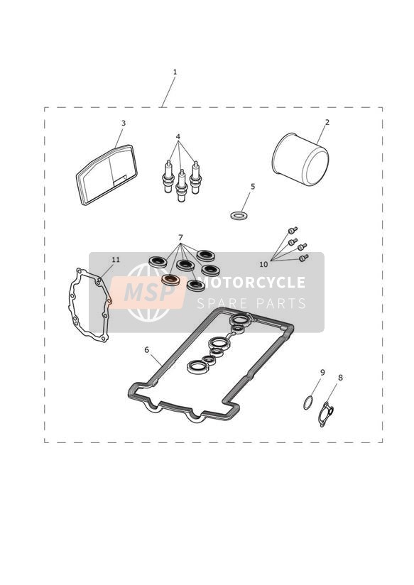 Kit d'entretien moteur