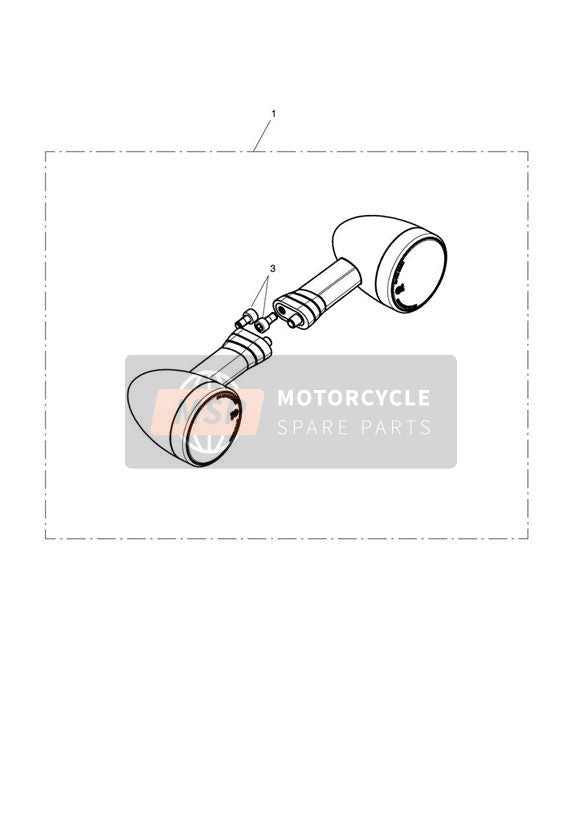 Kit di indicatori a LED, D64 Med, 450 Lead