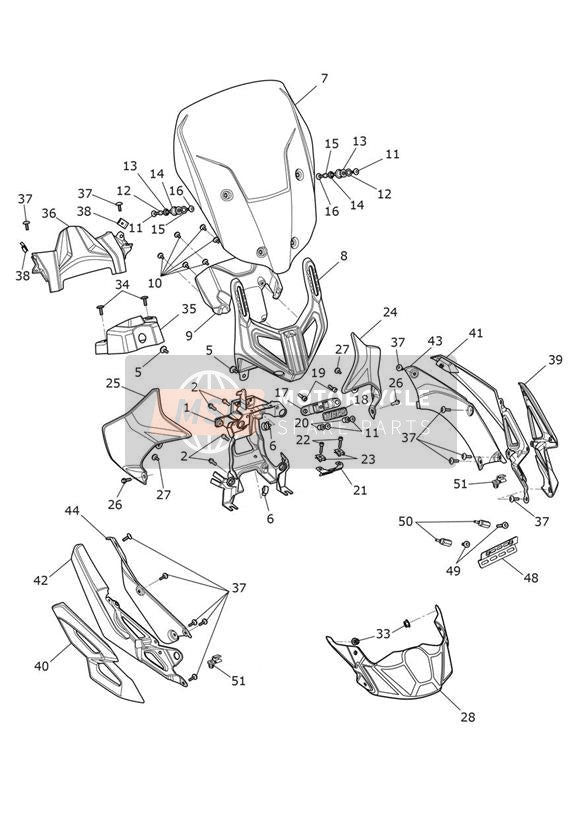 T3700162, Clip, Cable/pipe, Triumph, 1
