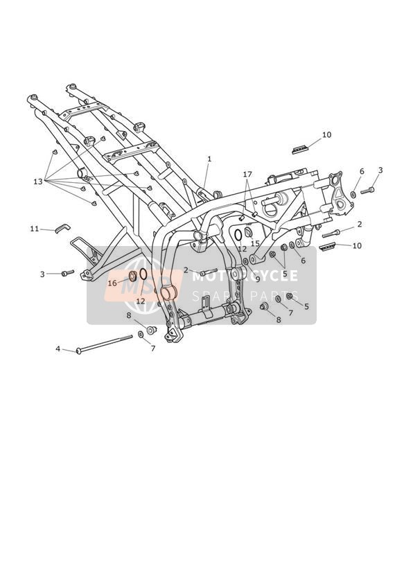 Cadre principal et raccords