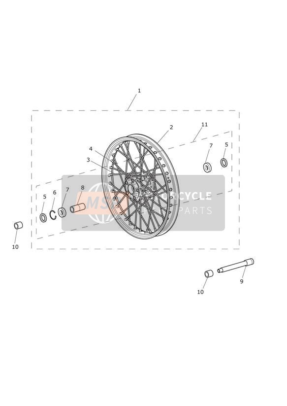 Roue avant