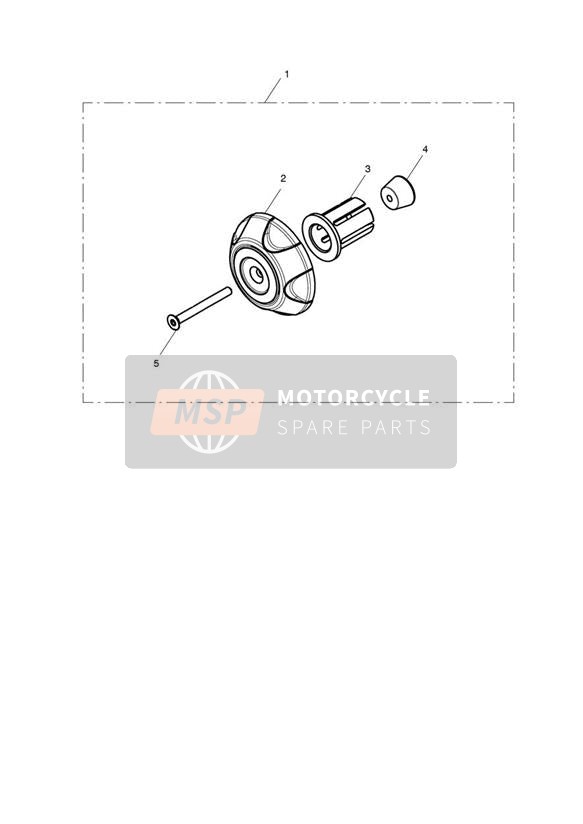 Cache de finition pour roue arrière