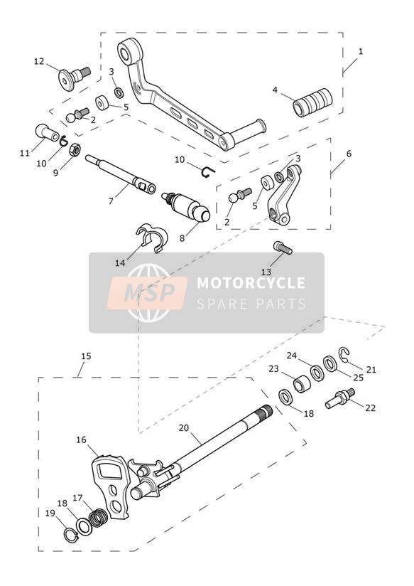 Gear Change Mechanism - US & CA Only - 898122 >