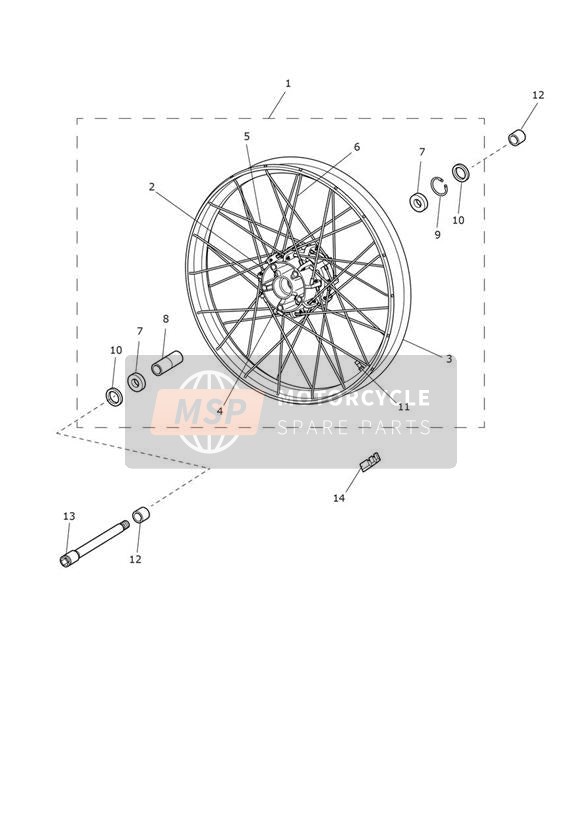 Roue avant