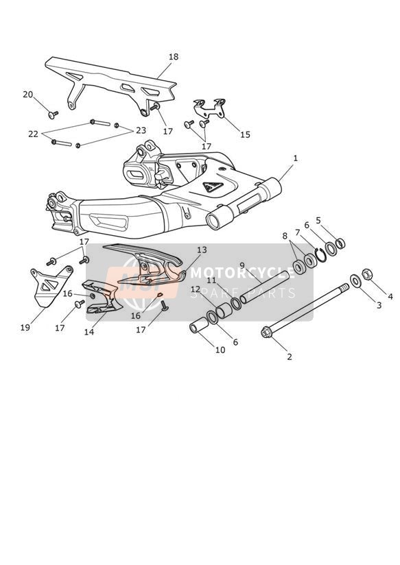 Assemblage du bras pivotant