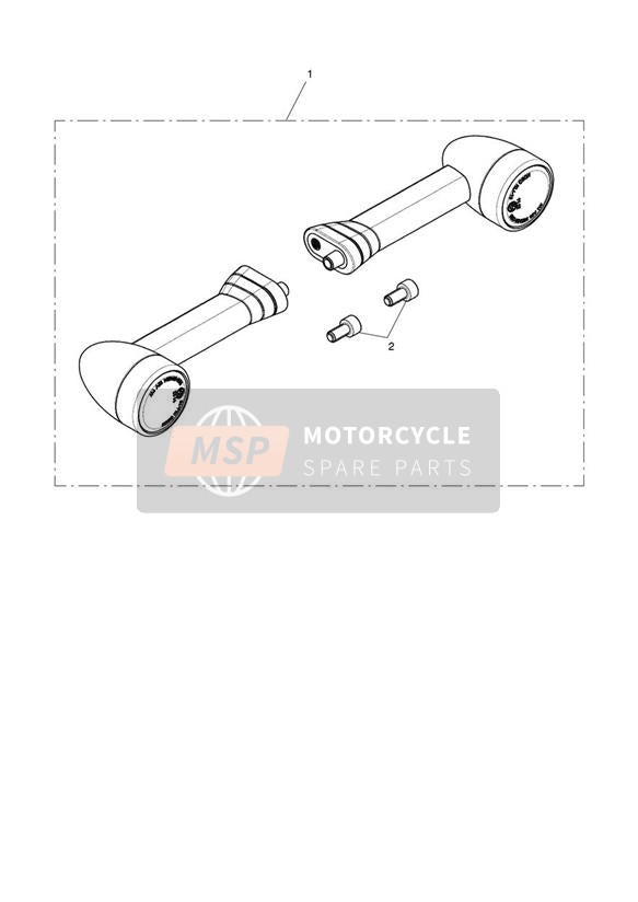Kit d'indicateurs LED, D64, long, 200 fils