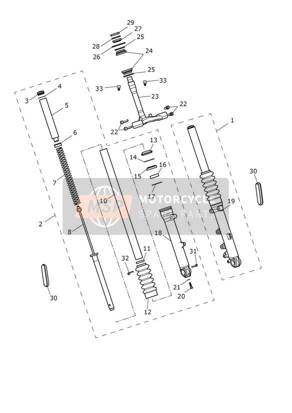 Front Forks & Lower Yoke