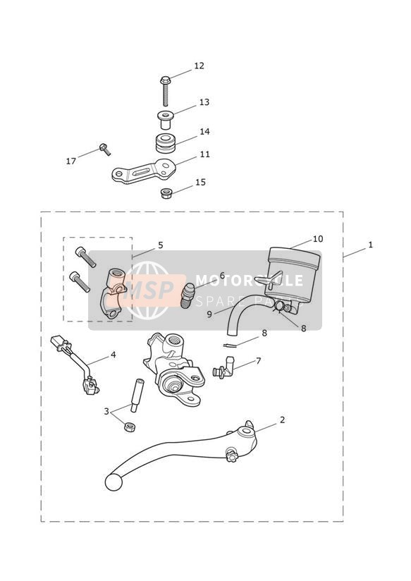 Front Brake Master Cylinder & Hoses