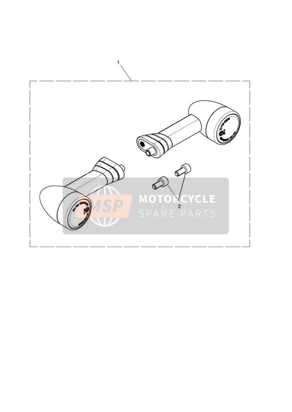 LED Indicator Kit, D40, Short, 40 Lead
