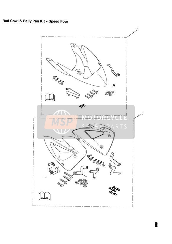 Radverkleidungs- und Bauchpfannen-Kit