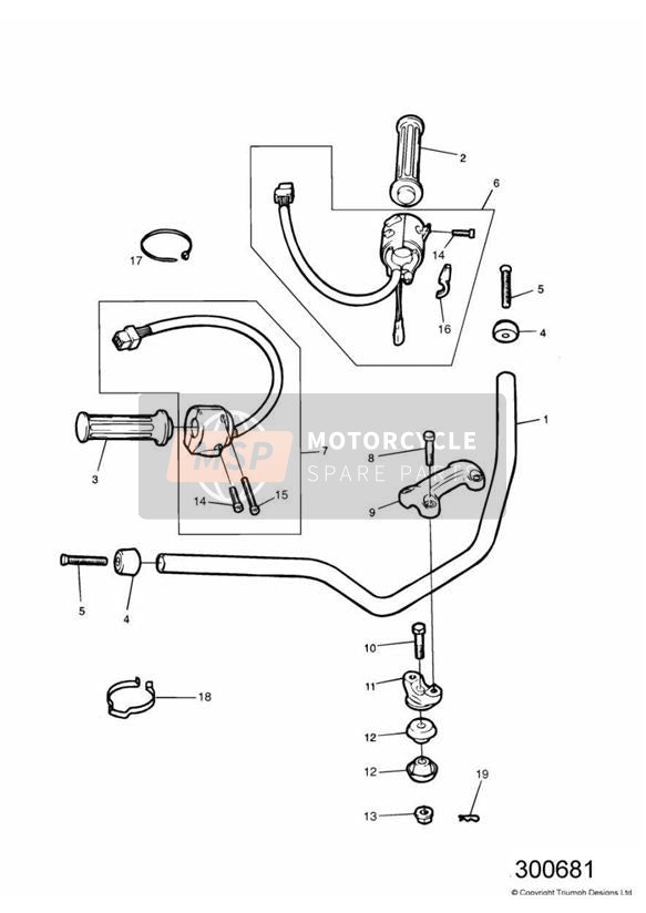 T3051097, Screw, Cap/hd, M8 X 25, Silver, Triumph, 0