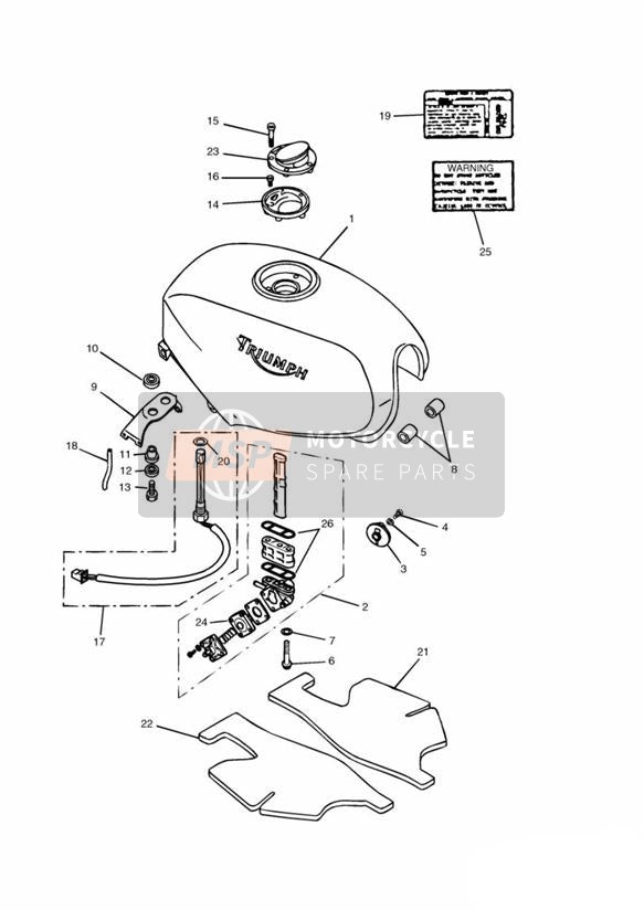 Serbatoio carburante e accessori