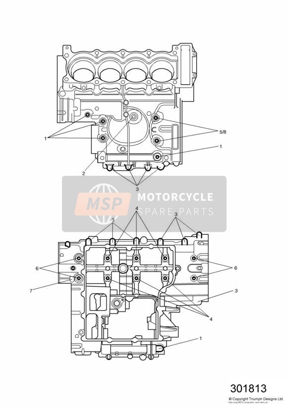 Crankcase Fixings