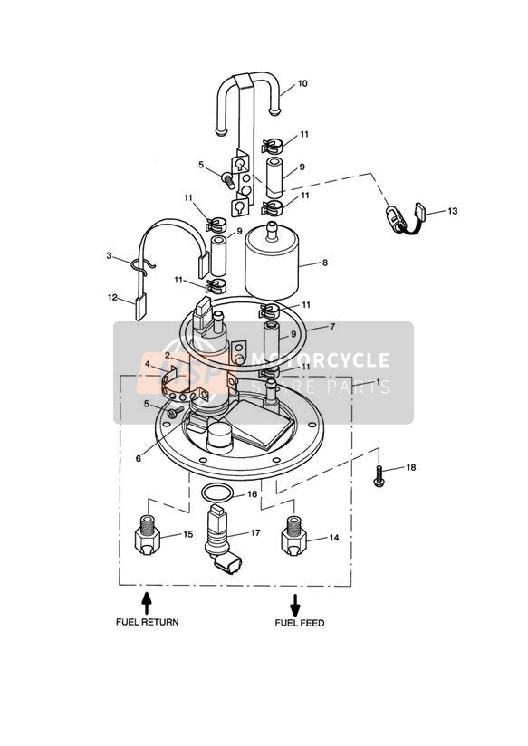 Fuel Pump and Filter gt Vin 201541