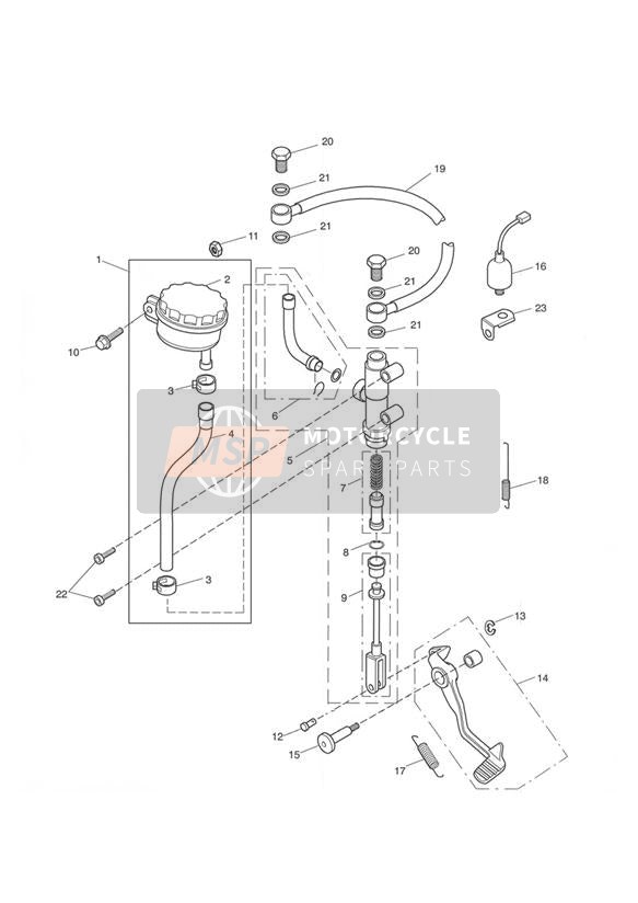 Rear Brake Master Cylinder